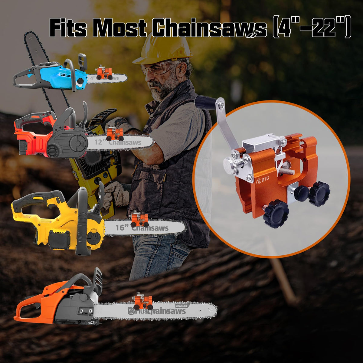 QTG complete kit includes everything needed to start sharpening
