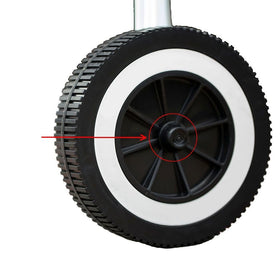 Quadrapoint hub cap compatible with Weber Spirit Genesis grills