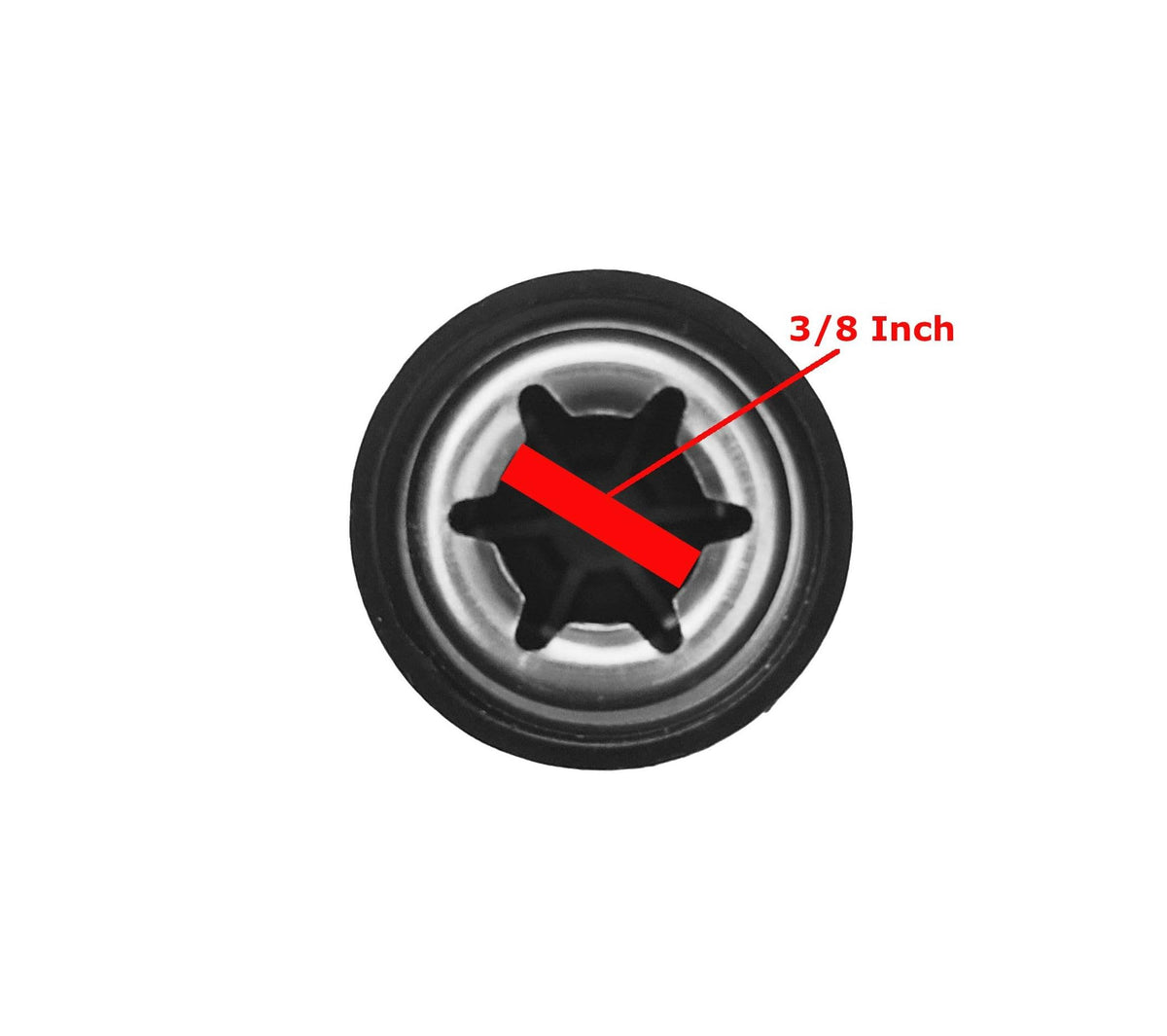 Quadrapoint two-pack hub cap for fast grill restoration