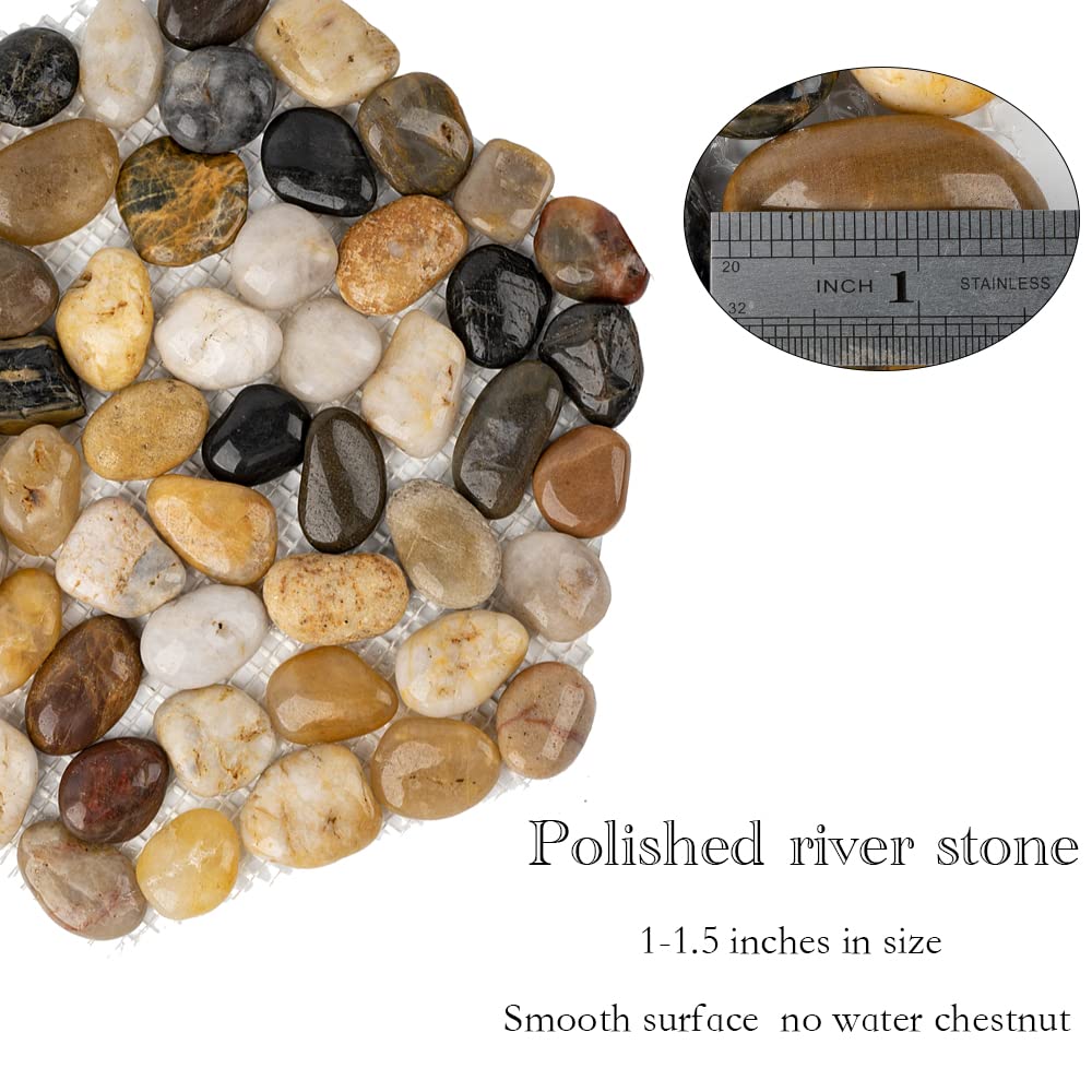 Qualdout stepping stones hexagon add rustic charm to outdoor spaces
