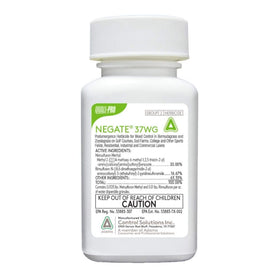 Quali-Pro Negate 37WG bottle label for broadleaf weed control in turf