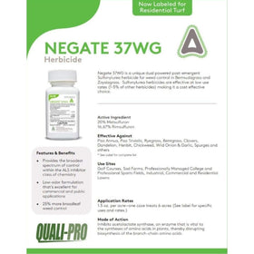 Quali-Pro Negate 37WG sprayer applying to turf for weed control