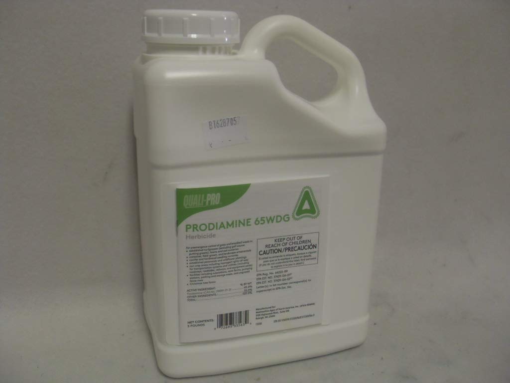 Application on turf showing even coverage with Quali-Pro Prodiamine