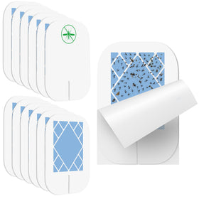 Qualirey 12-pack flying insect trap refills for VEYOFLY, fits securely in the trap.