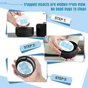 Qualirey 3.4-inch glue board refill fits traps precisely for ongoing pest capture