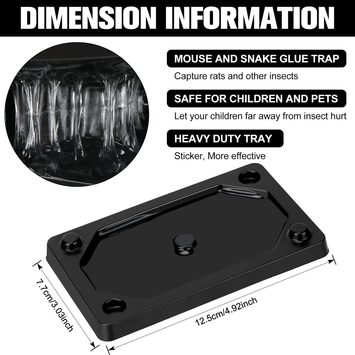 Qualirey glue trap boards baited for reliable pest attraction in homes.