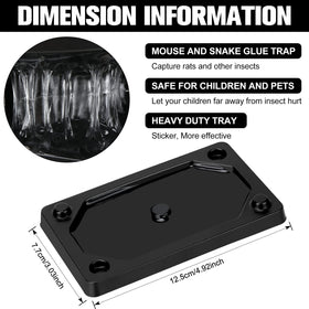 Qualirey glue trap boards baited for reliable pest attraction in homes.
