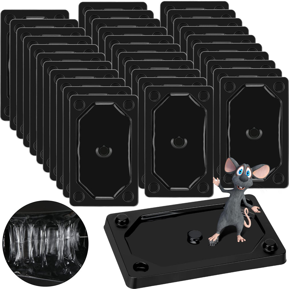 Qualirey 32-piece mouse glue trap with a sticky board for quick interior pest capture.