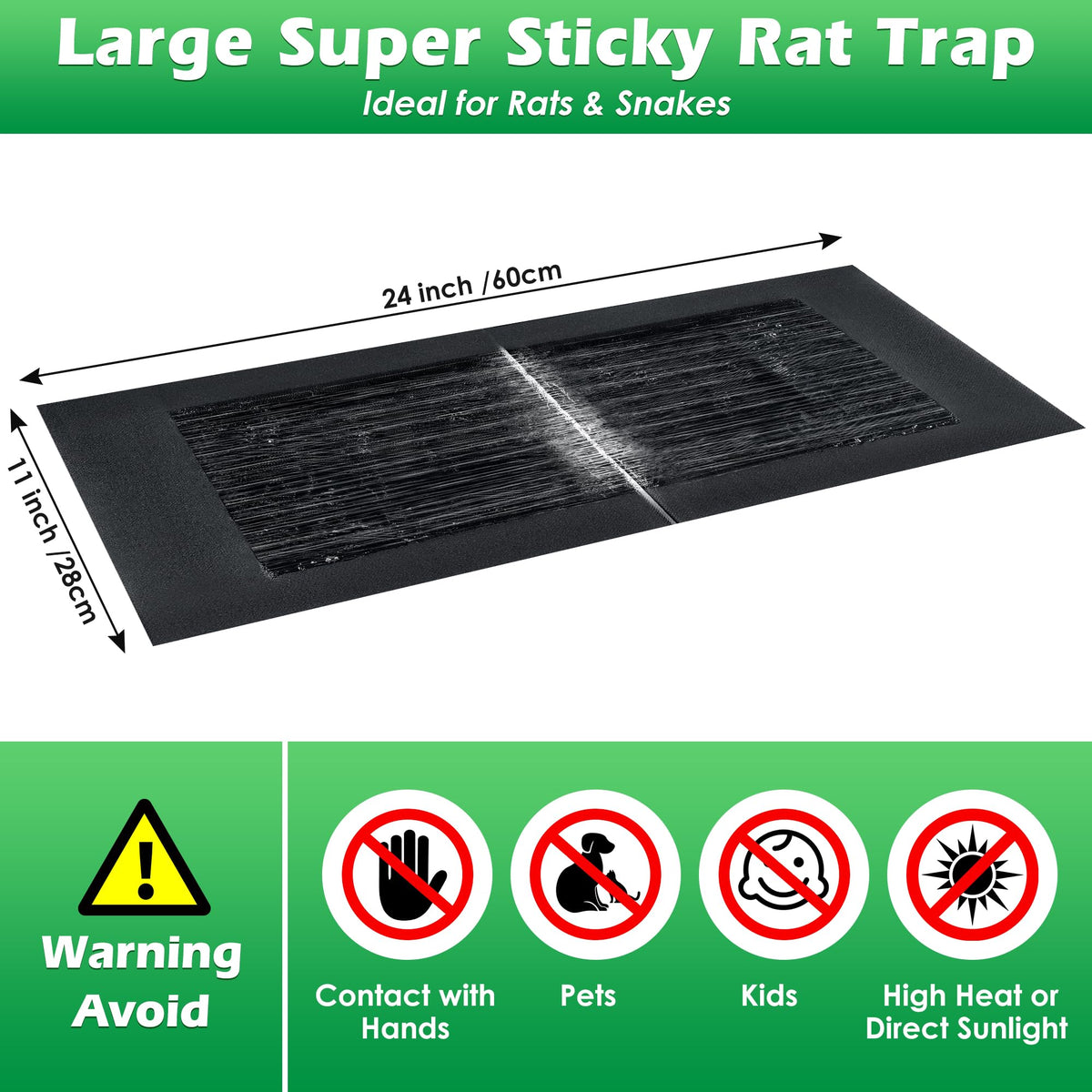 Qualirey glue traps with peanut scent attract mice without bait.
