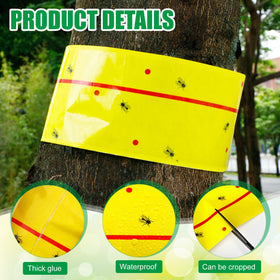 Qualirey adhesive tape roll closeup with waterproof glue for reliable capture
