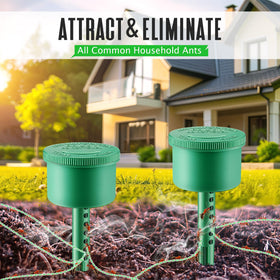 Qualirey ant bait stations with 14 entrances speed access for worker ants.