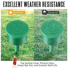 Qualirey ant bait stations large capacity holding up to 2.28 oz.