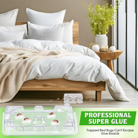 Qualirey bed bug detector interior with vertical ridges guides entry