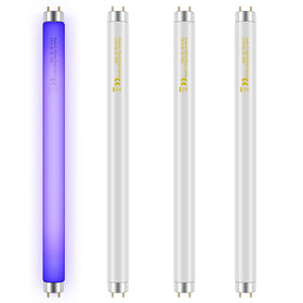 Qualirey 10W T8 bug zapper bulb for efficient insect attraction.