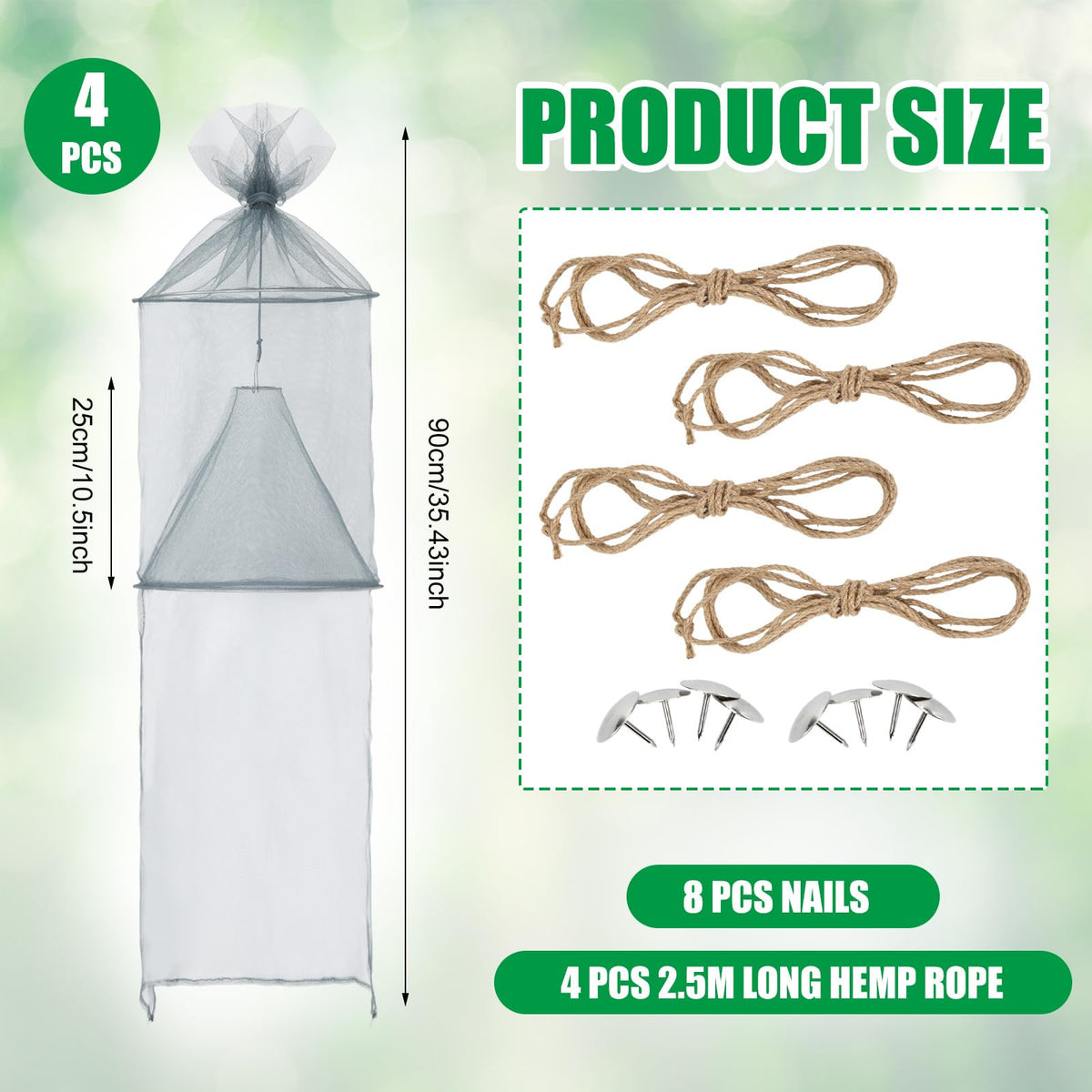 Qualirey close-up mesh texture and stitching, durable material for capture