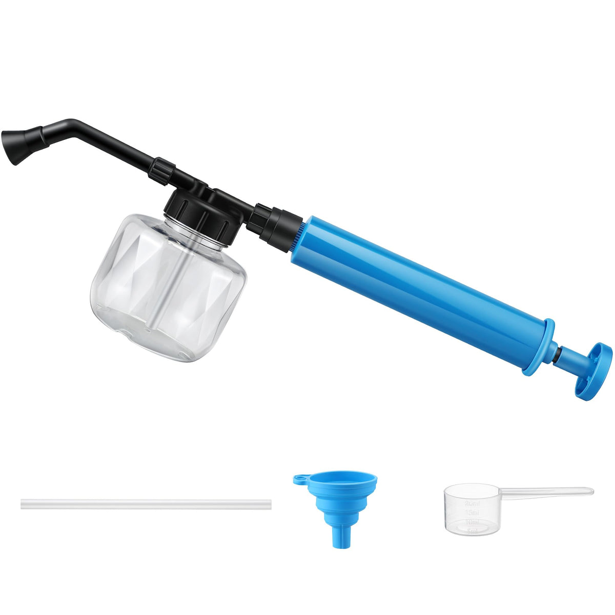 Qualirey diatomaceous earth duster 250ml enables precise, mess-free garden powder application.