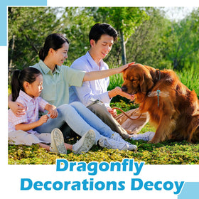 Qualirey dragonfly hat clip on backpack demonstrates portable decorative accessory.