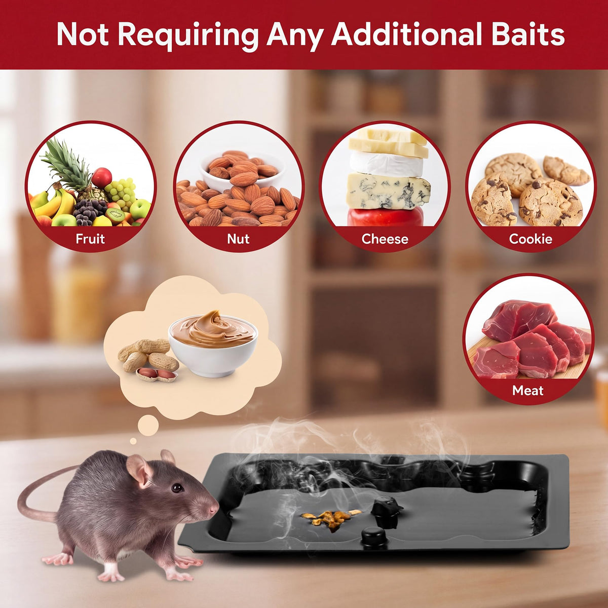 Qualirey durable plastic traps maintain stickiness in cold and wet environments.