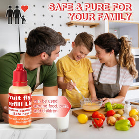 Qualirey natural formula lure for effective, chemical-free fruit fly management.