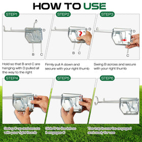 Qualirey oil-hardened galvanized steel trap offers lasting durability