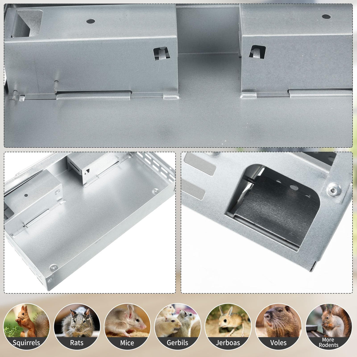 Qualirey galvanized steel construction ensures durable use in busy kitchens and garages.