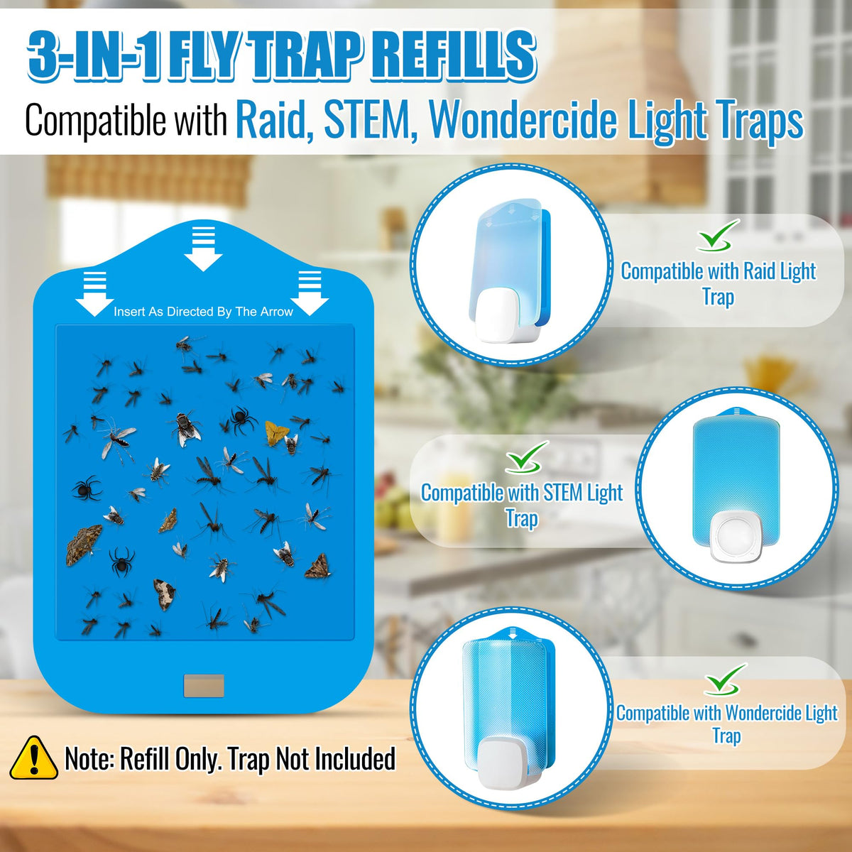 Qualirey glue card—double-sided adhesive boosts trapping efficiency.