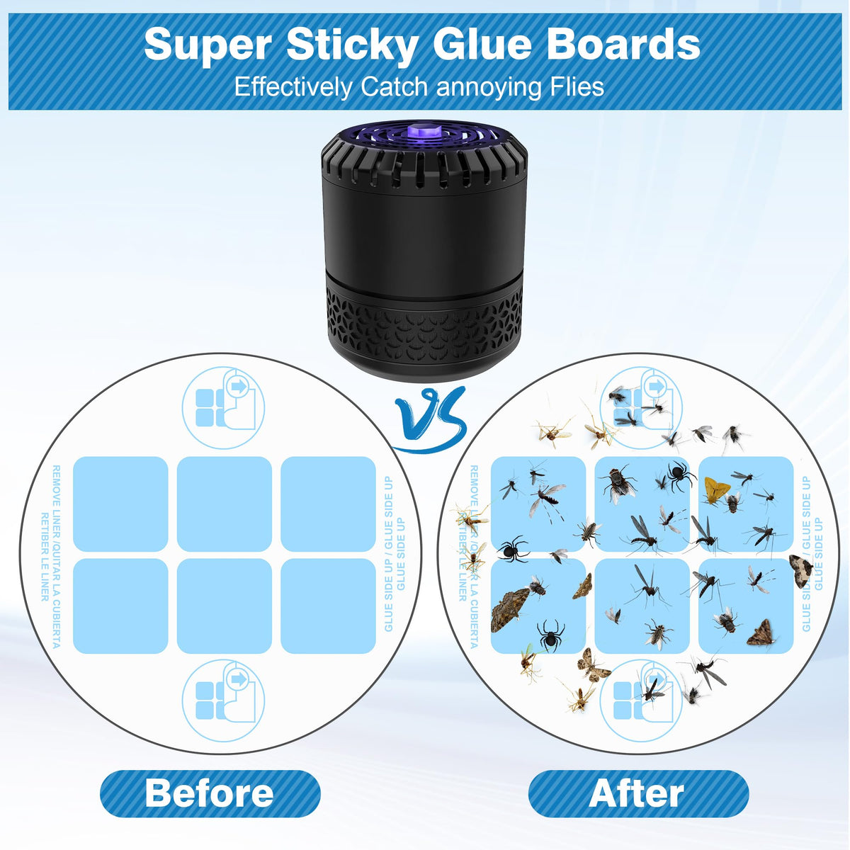 Qualirey glue card removal and replacement process demonstrated.