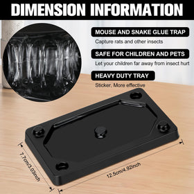 Qualirey glue trap setup showing easy placement along walls.