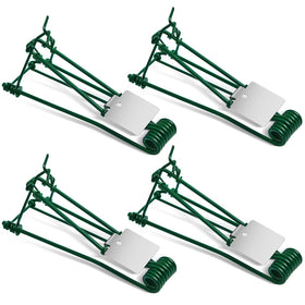 Qualirey gopher trap 4-piece set ready for quick lawn installation