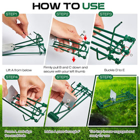 Qualirey gopher trap pincher design close-up for precise placement