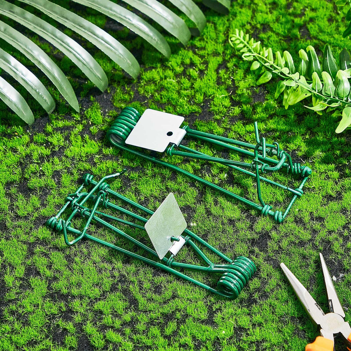 Qualirey gopher trap protects yards and gardens from pests