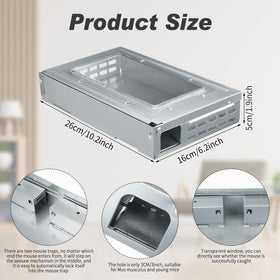 Qualirey humane live-release design for safe handling and release after capture.