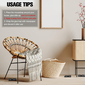 Qualirey indoor-outdoor sticky trap ready-to-use in homes.