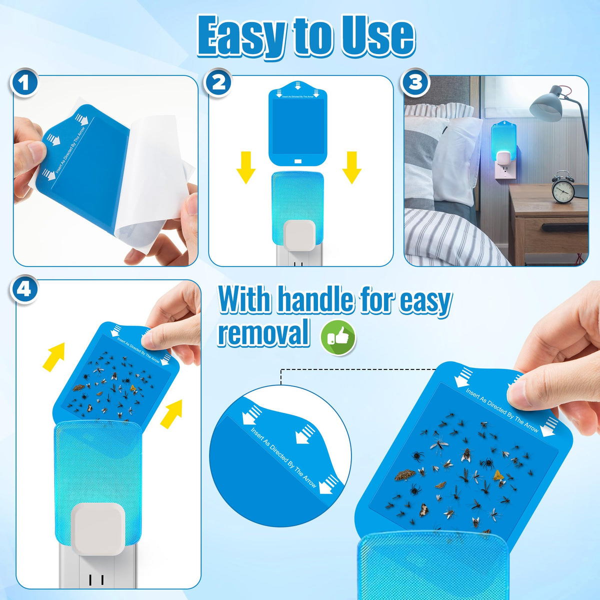 Qualirey non-toxic glue card keeps pests in check.