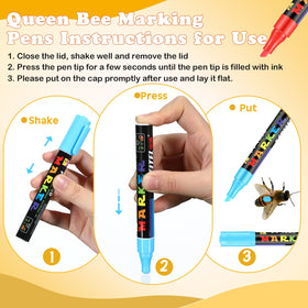 Qualirey queen marker pen green for easy queen tracking during hive observations