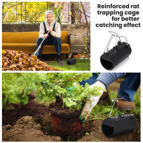 Qualirey Reusable Gopher Trap is easy to clean and reuse after captures