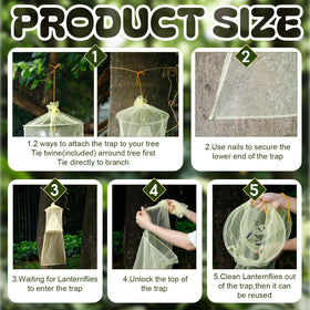 Qualirey hemp rope and nails included for simple, flexible mounting