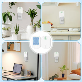 Qualirey simple replacement near trash cans and entryways.