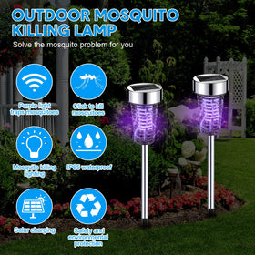 Purple glow from Qualirey zapper attracts pests while keeping nearby areas comfortable