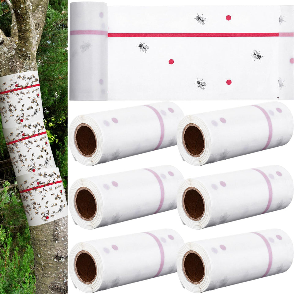 Qualirey spotted lantern fly trap roll 30ft provides long-lasting tree protection.