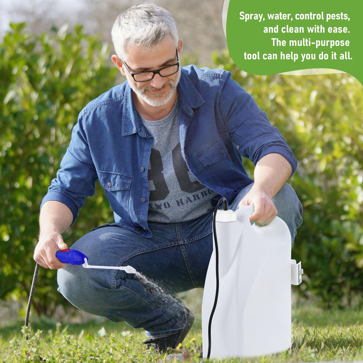 Qualirey stabilizing bracket and gravity-ball-tip help prevent clogs.