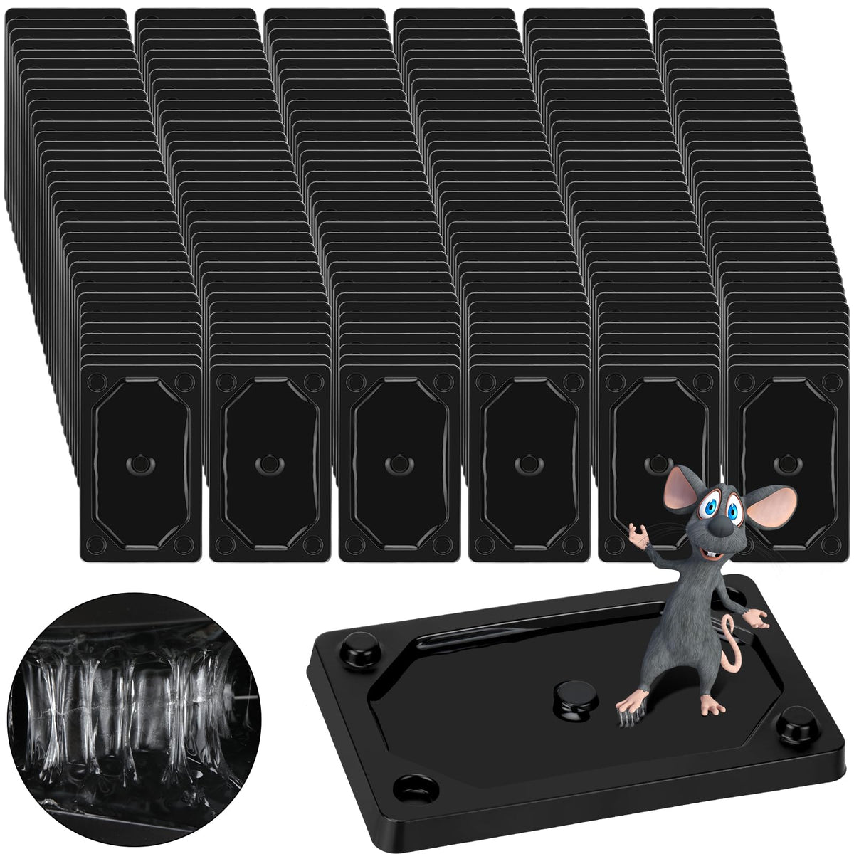 Qualirey sticky mouse board adhesive for indoor pest capture.