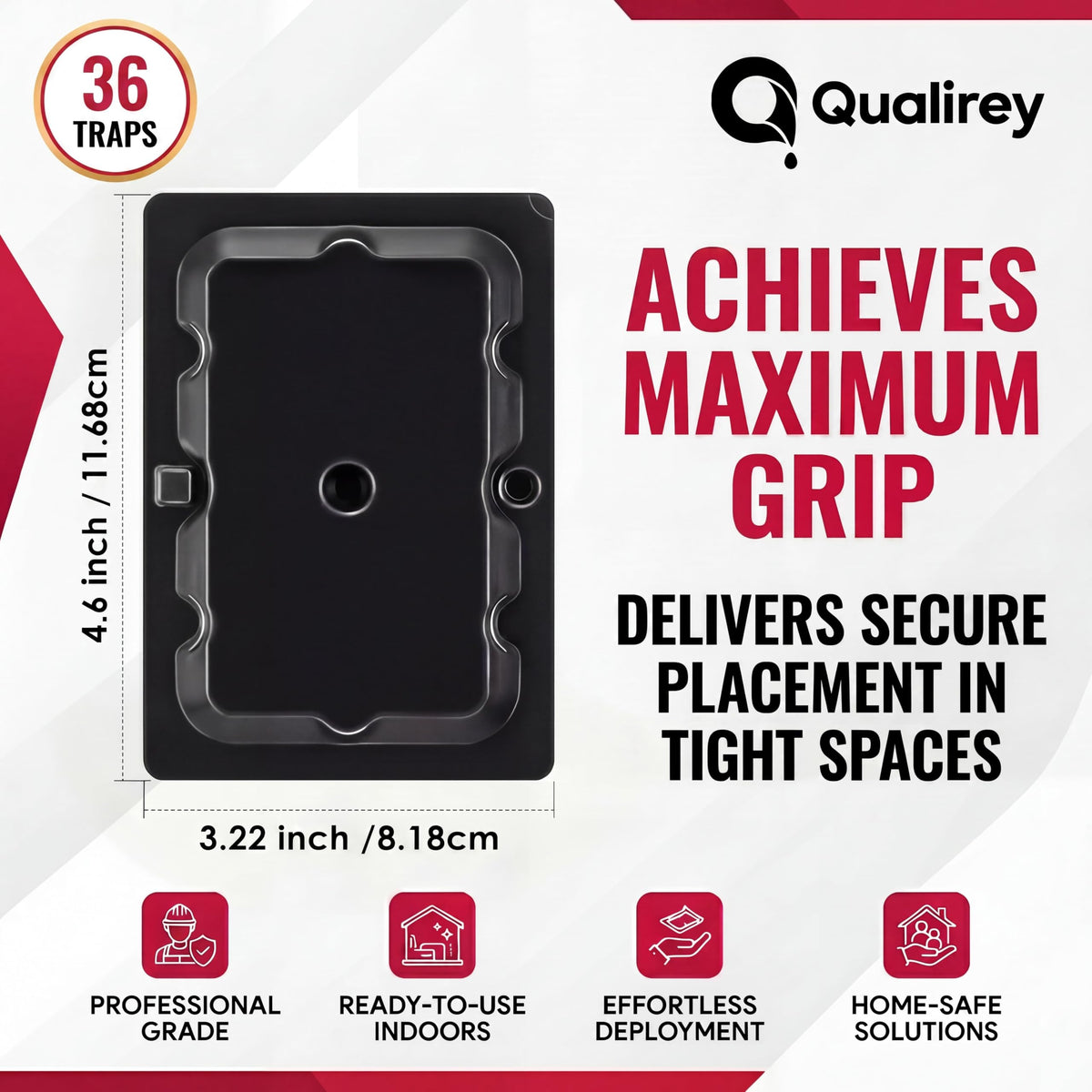 Qualirey sticky traps shown with easy disposal after capture.