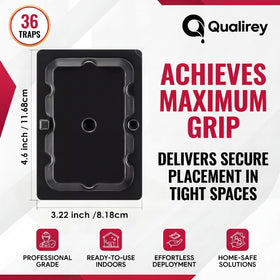 Qualirey sticky traps shown with easy disposal after capture.