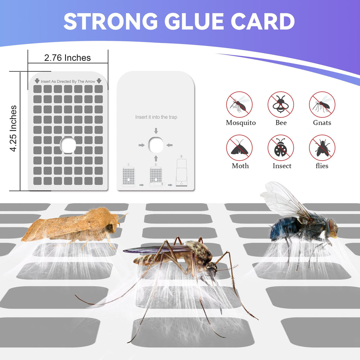 Qualirey fly trap integration with GS6, simple plug-in compatibility.