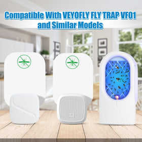 Qualirey refill compatible with VEYOFLY VF01 plug-in blue light trap.