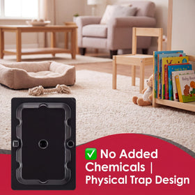 Qualirey traps let you capture pests without touching them or mess.