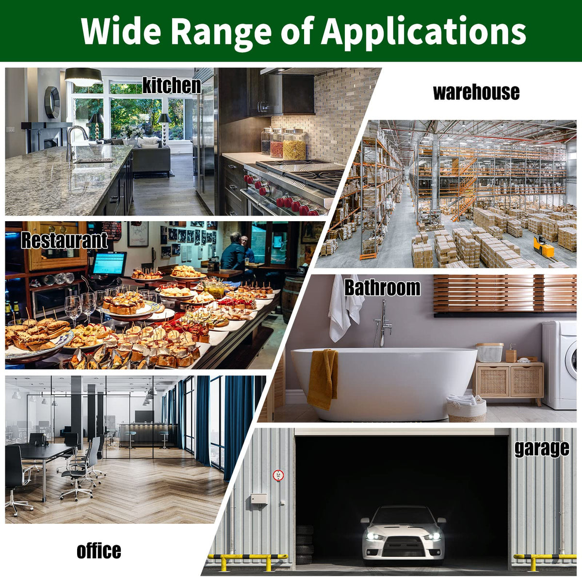 Qualirey wide-application traps suit kitchens, garages, gardens, and more.