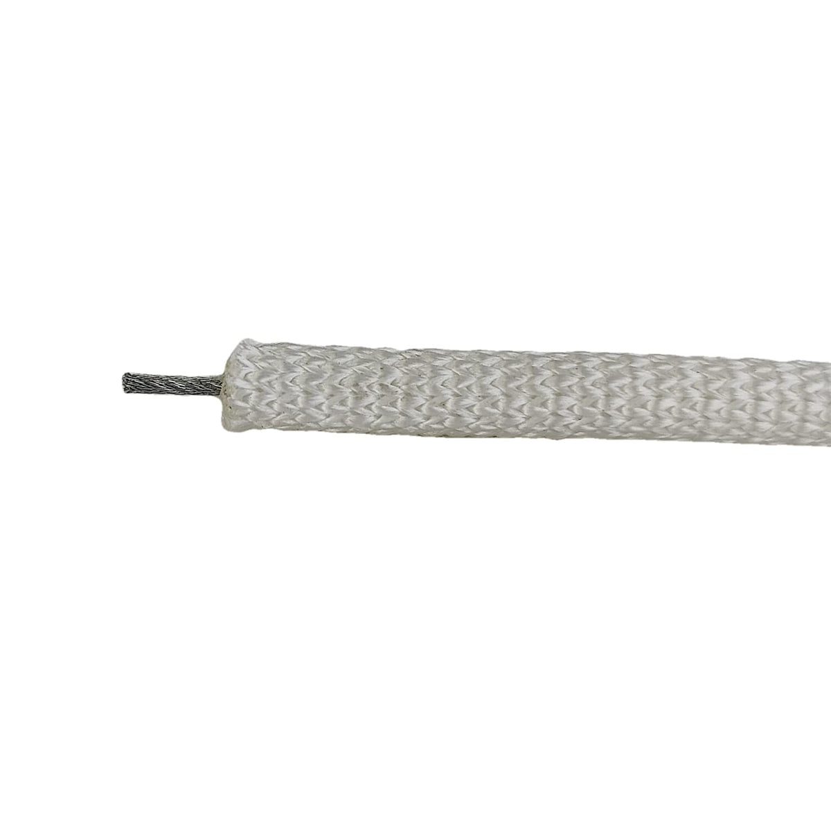 Quality Nylon Rope QNR steel core close-up highlighting low stretch performance.