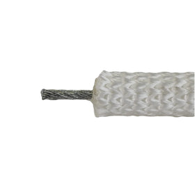 Quality Nylon Rope QNR white jacket texture emphasizing UV and abrasion resistance.